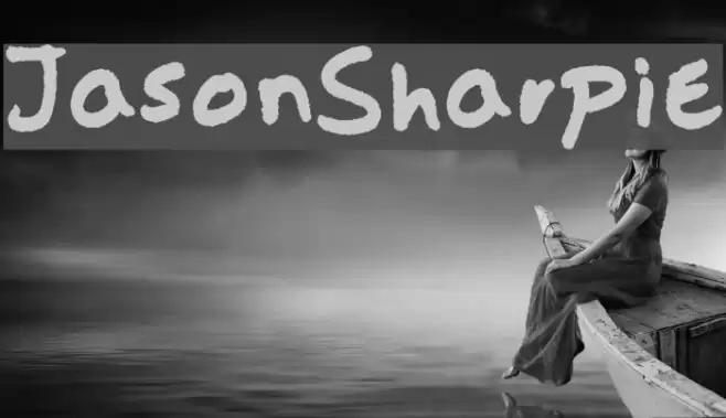 JasonSharpie Font examples