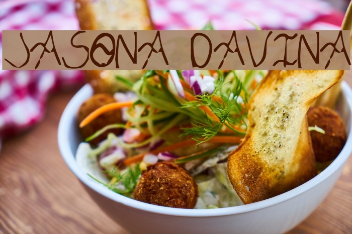 Jasona Davina Font examples