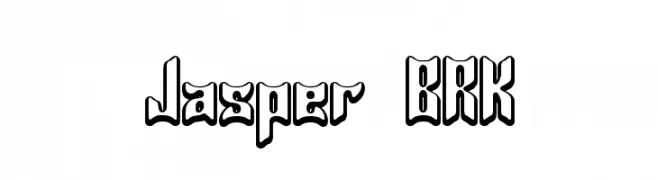 Jasper BRK  Frei Schriftart Herunterladen