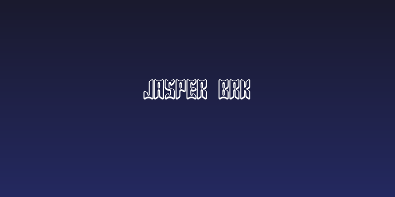 Jasper BRK Social Header
