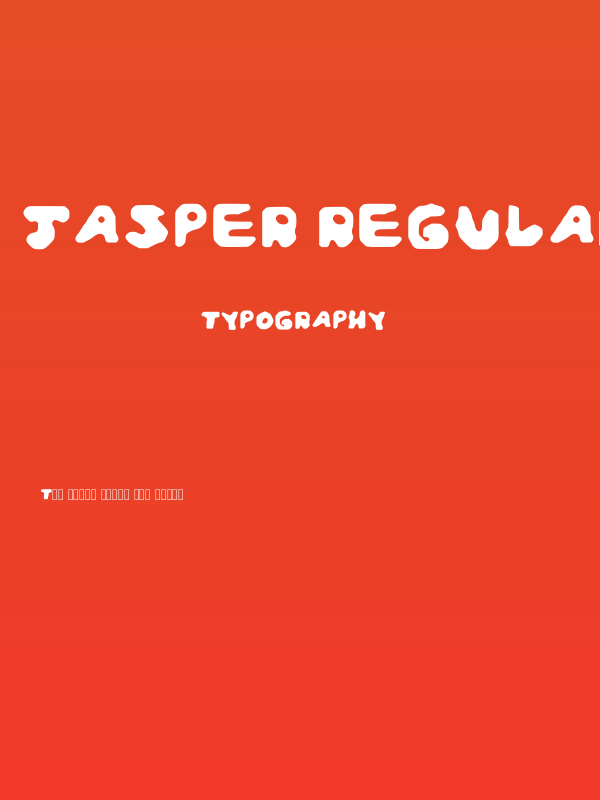 Jasper Regular Poster