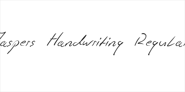 Jaspers Handwriting Regular Logo
