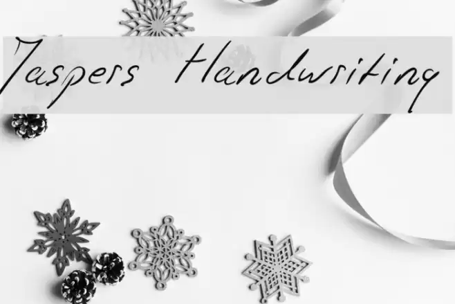 Jaspers Handwriting Font examples