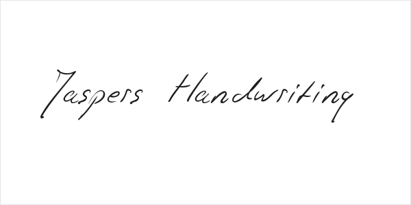 Jaspers Handwriting Logo