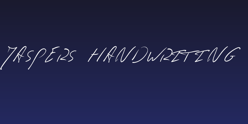 Jaspers Handwriting Social Header