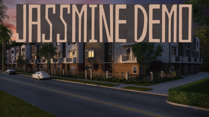 Jassmine Demo Font examples