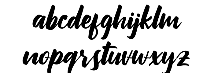 Jatayu Font LOWERCASE
