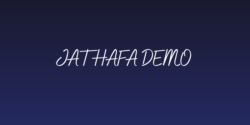 Jathafa Demo Social Header