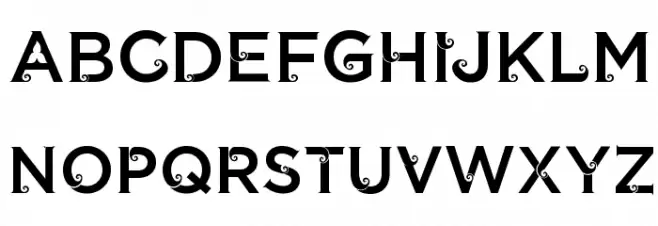 Jathilan Regular 字体 大写