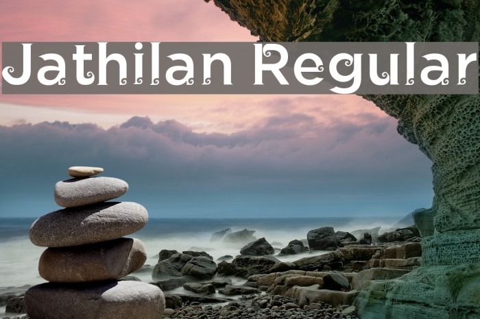 Jathilan Regular Font examples