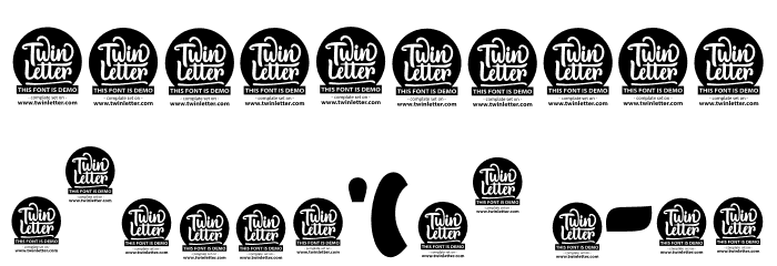 Jatiny Bold Personal Use Font OTHER CHARS