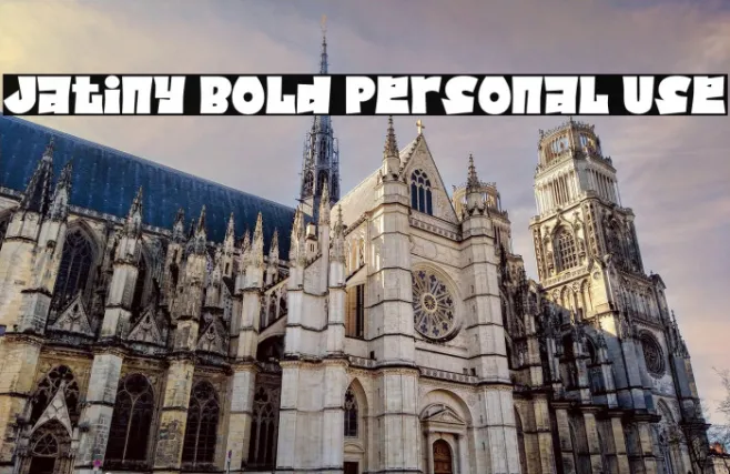 Jatiny Bold Personal Use Example 2