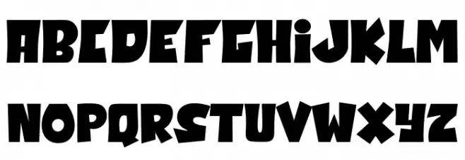 Jatiny Personal Use フォント 大文字