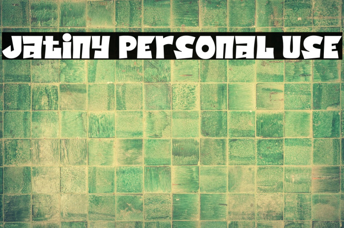 Jatiny Personal Use Example 3