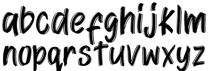 Jattayu Regular Font LOWERCASE