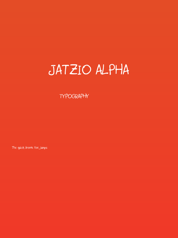 Jatzio alpha Poster