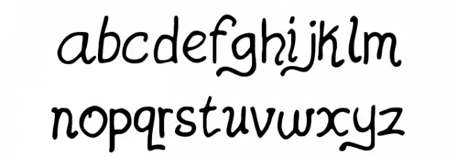 Jatzio alpha Font LOWERCASE