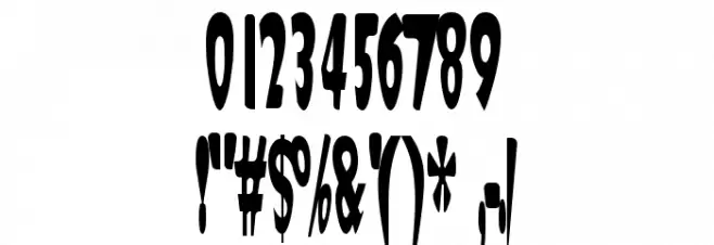 Jaunty Normal Font OTHER CHARS