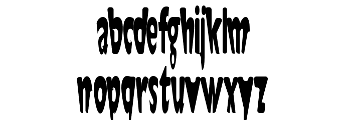 Jaunty Normal Font LOWERCASE