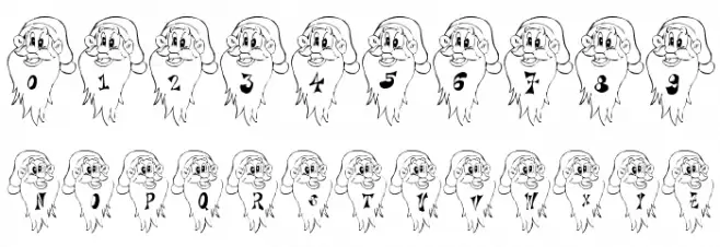 Jaunty Santa Font OTHER CHARS