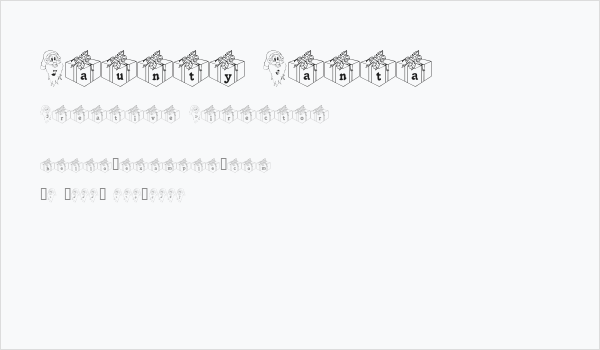 Jaunty Santa Business Card