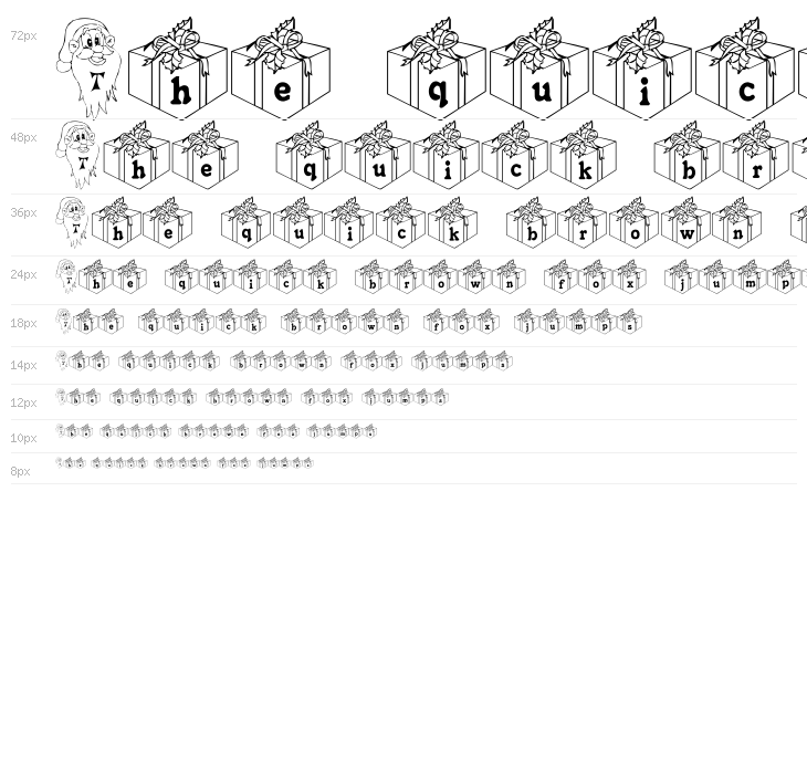 Jaunty Santa Waterfall