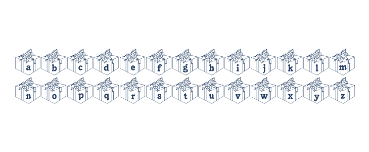 Jaunty Santa Lowercase