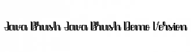 Java Brush Java Brush Demo Version  Fuentes Gratis Descargar
