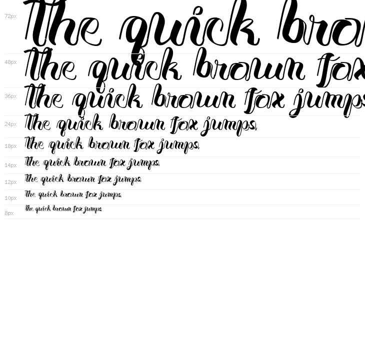 Java Calligraphy Waterfall