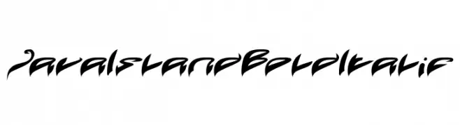 Java Island Bold Italic  Descarca Fonturi Gratis