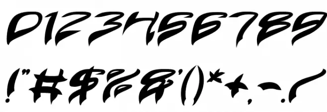 Java Island Bold Italic Font OTHER CHARS