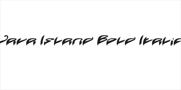 Java Island Bold Italic Logo