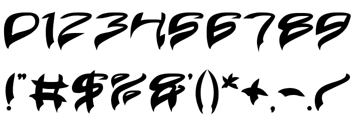 Java Island Bold Font OTHER CHARS