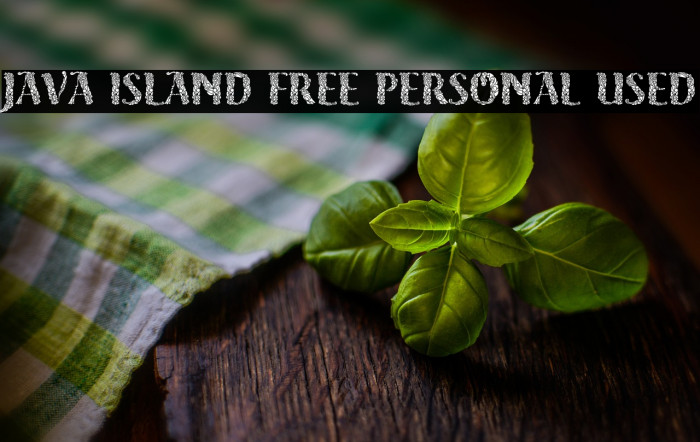 Java Island Free Personal Used Example 2