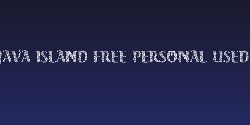 Java Island Free Personal Used Social Header