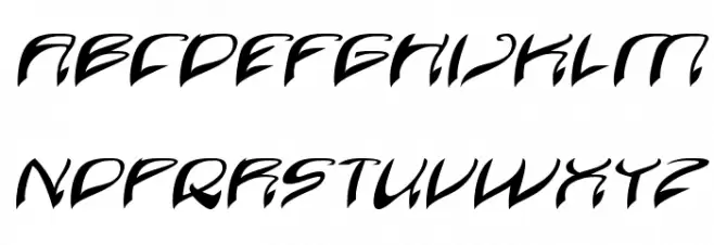 Java Island Italic خط أحرف كبيرة