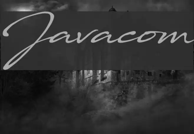 Javacom Font examples