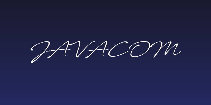 Javacom Social Header