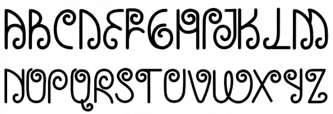 Javallesia 字体 大写