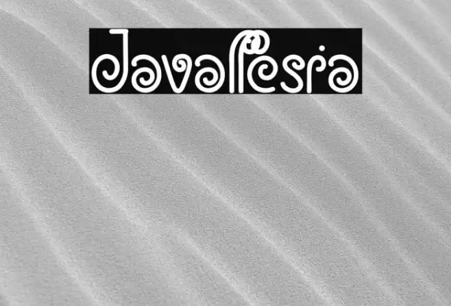 Javallesia Font examples
