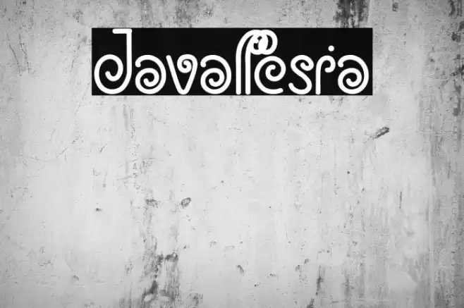 Javallesia Font examples