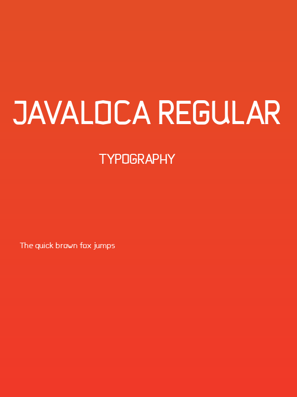 Javaloca Regular Poster