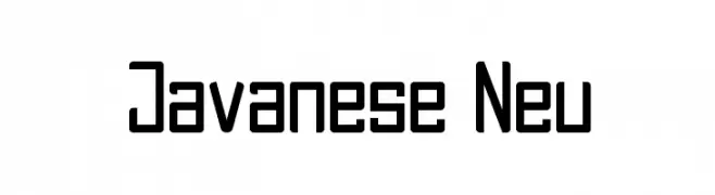 Javanese Neu  Frei Schriftart Herunterladen