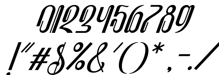 Javassoul Italic Font OTHER CHARS