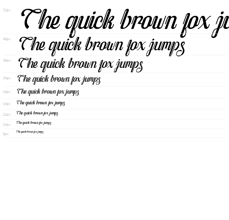 Javassoul Italic Waterfall