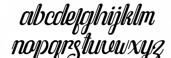 Javassoul Italic फ़ॉन्ट लोअरकेस