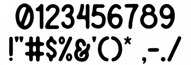 Javatages Font OTHER CHARS