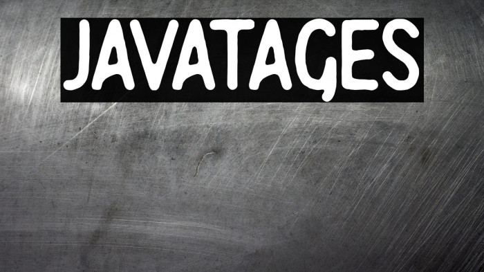Javatages Schriftart examples