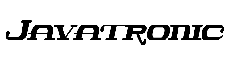 Javatronic Font