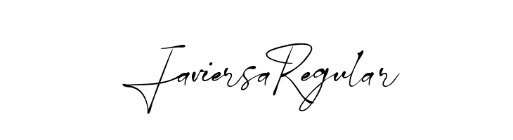 Javiersa Regular  नि: शुल्क फ़ॉन्ट्स डाउनलोड
